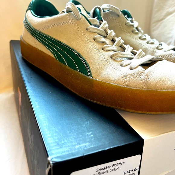 PUMA x AMI 2022 suede crepe ‘Pristine’ Sneaker, Men size 8.5 - Picture 11 of 12